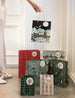 BESPOKE LETTERPRESS - The Christmas Village - Medium Bag