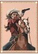 FAR MER by Whitney  - GOT A GUN 100% Linen Tea Towel
