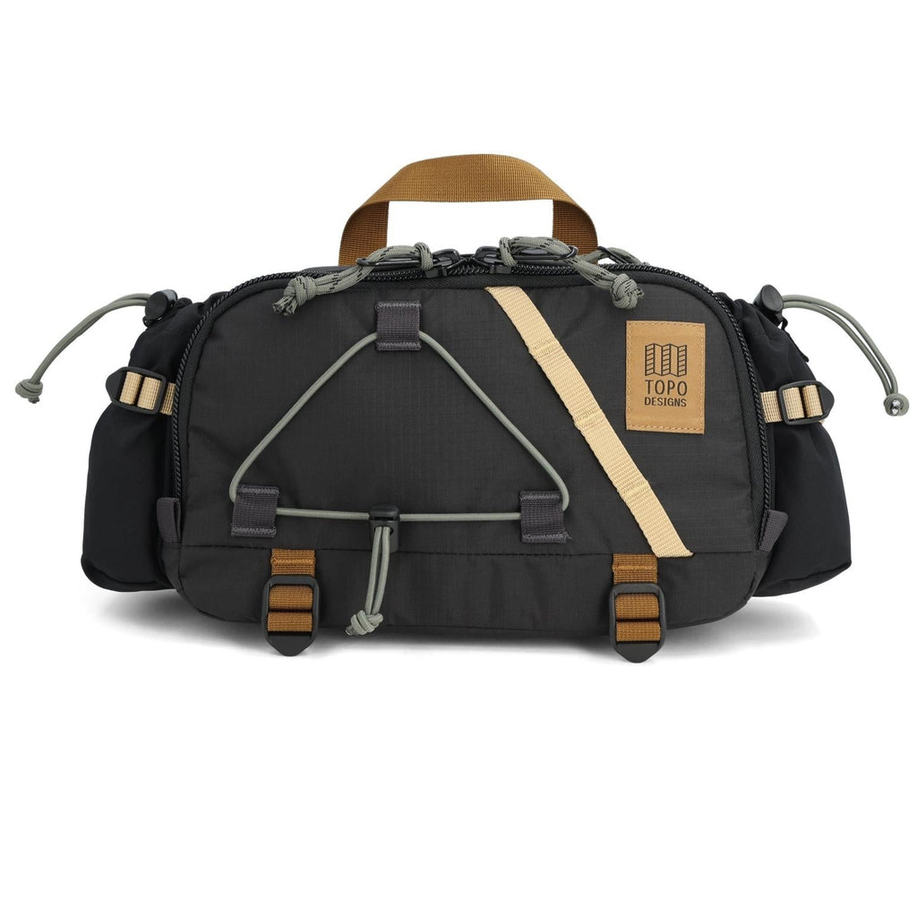 TOPO DESIGNS - Mountain Hydro Hip Bag STONE BLACK / NEUTRAL