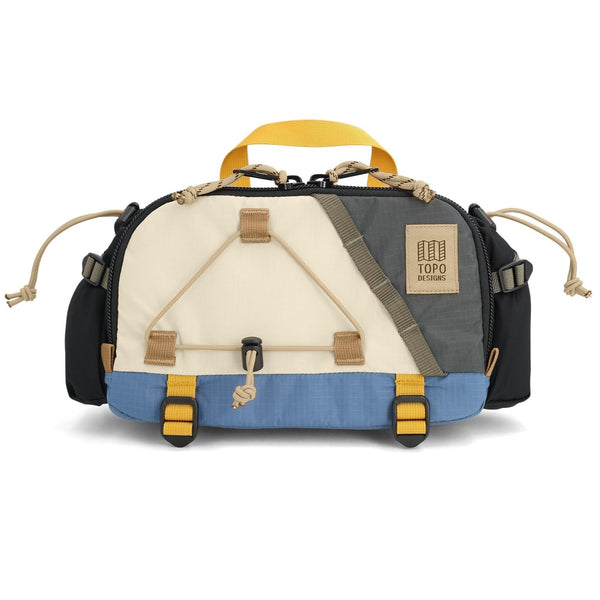 TOPO DESIGNS - Mountain Hydro Hip Bag STONE BLUE / BONE