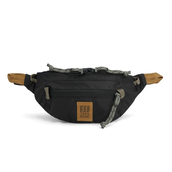 TOPO DESIGNS - Mountain Waist Pack - BLACK / NEUTRAL