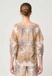 ONCE WAS - ANNABELLE COTTON SILK BLOUSE IN GOLDEN MALLOW