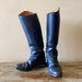 PETRIE Vintage Tall Top Leather Riding Boots - Size 36 EUR