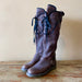 SEE BY CHLOE Knee High Leather Biker Boots - Size 38.5 EUR