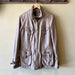 Delan Italy Women's Leather Brown Jacket Size 44 Rare