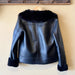 INDIGO FAUX Leather Black Jacket - Size Medium