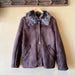 COACH USA SUEDE LEATHER & SHEARLING JACKET - SIZE 8 EX COND.