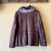 COACH USA SUEDE LEATHER & SHEARLING JACKET - SIZE 8 EX COND.