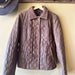 GANT Vintage  Quilted Brown Leather Jacket - S/M