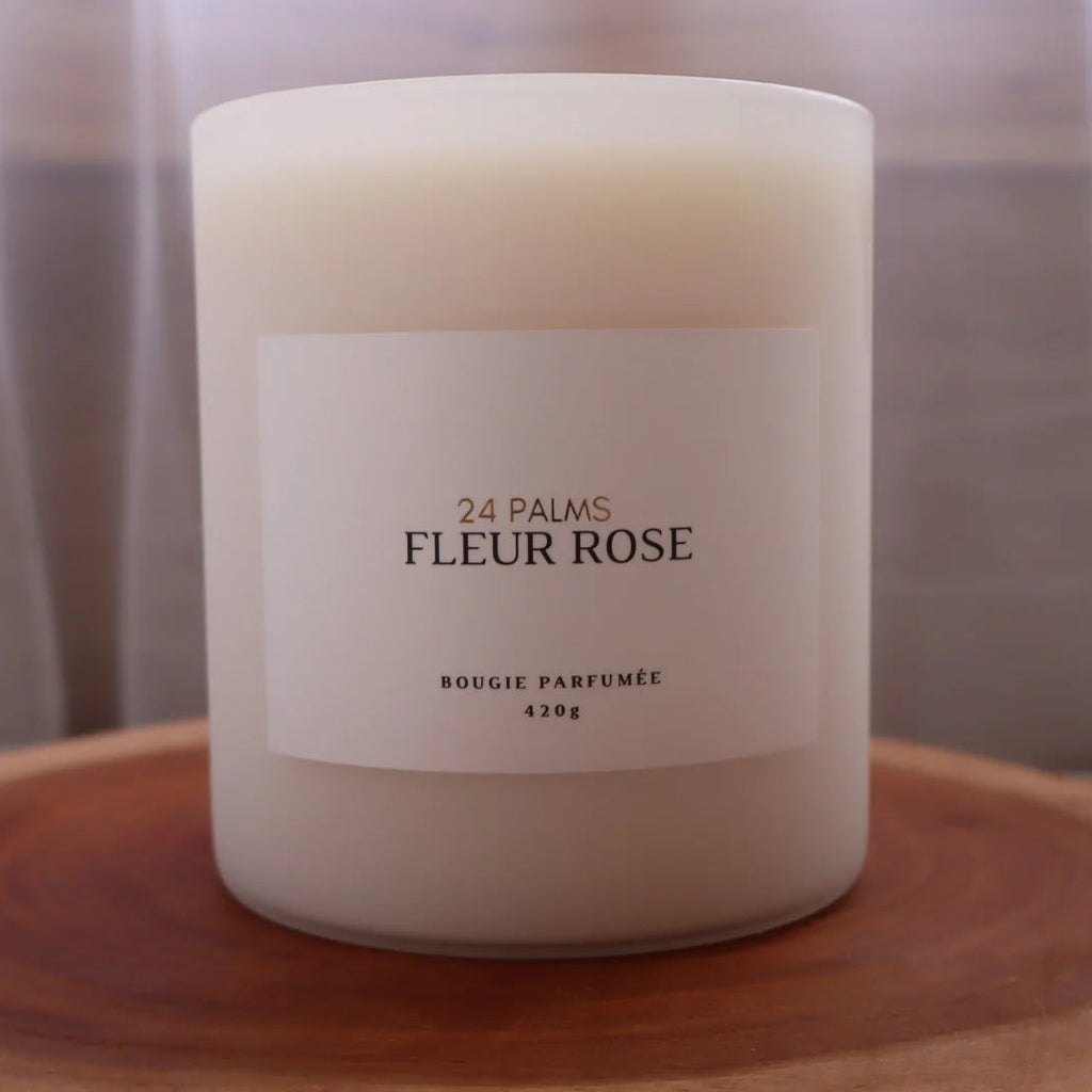 24 PALMS - FLEUR ROSE - Candle 420g