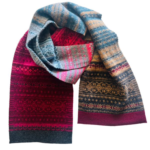 ERIBE -  AVA ALLOA Merino SCARF - VELVET