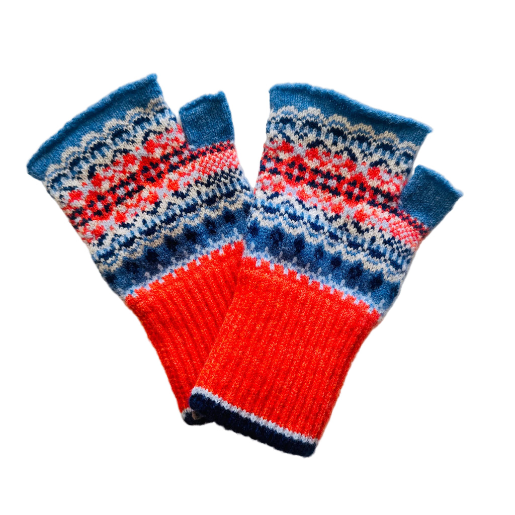 ERIBE -  ALLOA OPEN MITT - Blue-Bella