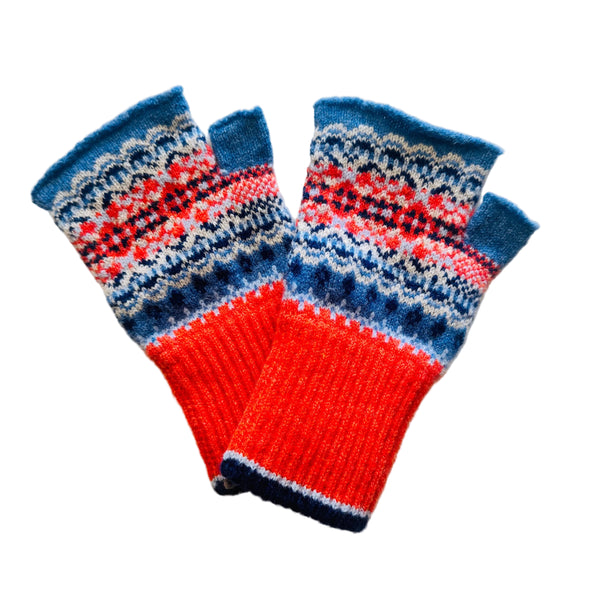 ERIBE -  ALLOA OPEN MITT - Blue-Bella
