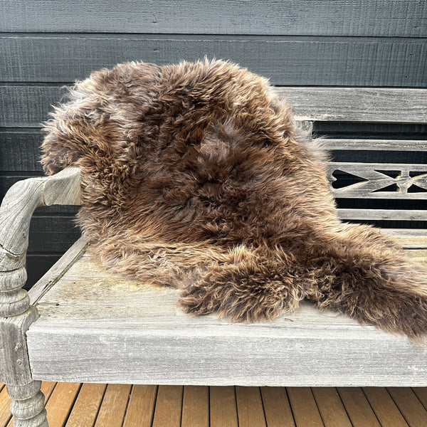 BRITISH SHEEPSKIN (Regular) - Dark Natural Mix #004