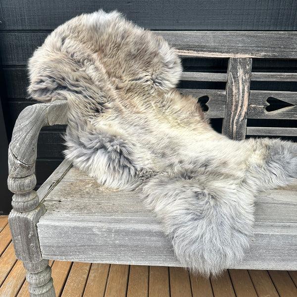 BRITISH SHEEPSKIN (Small ) - Light Natural Mix #006