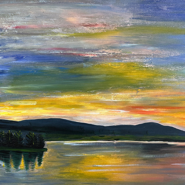 DANIELLE DEVINE - AUTUMN SUNSETS LAKE JINDABYNE