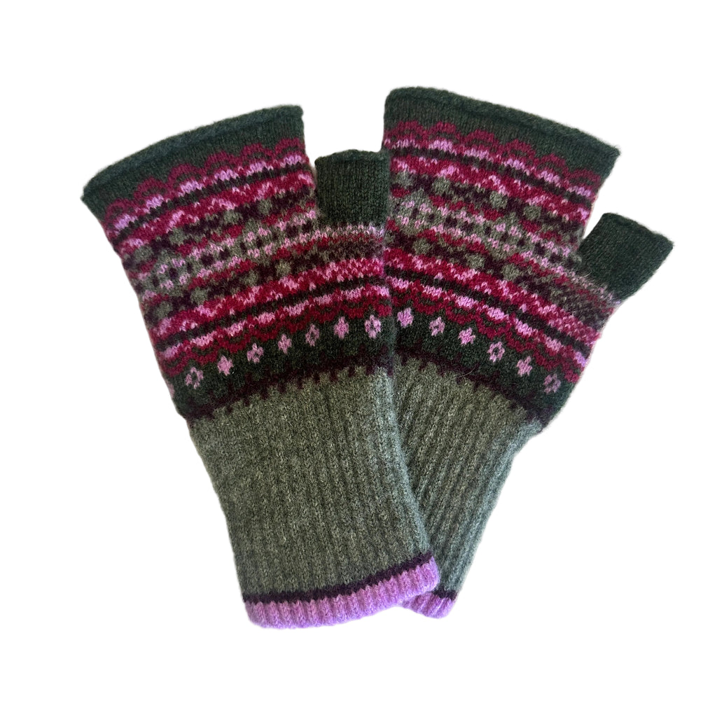 ERIBE -  ALLOA OPEN MITT - Tyrian-Thistle