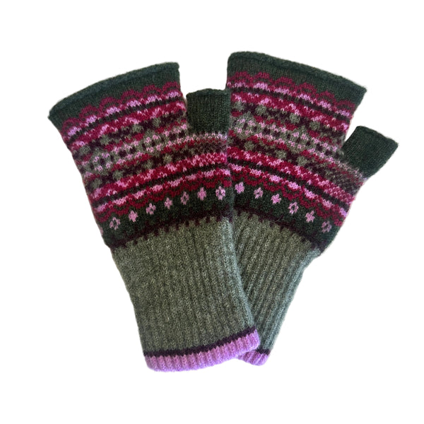 ERIBE -  ALLOA OPEN MITT - Tyrian-Thistle