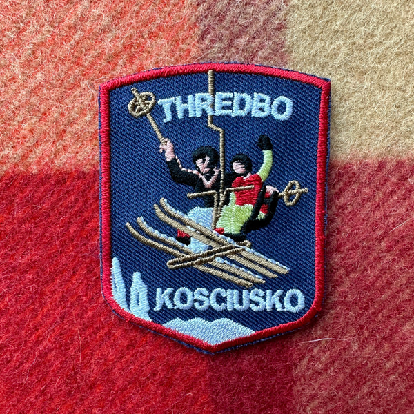 DESTINATION X UNKNOWN Vintage Ski Patch - THREDBO KOSCIUSKO