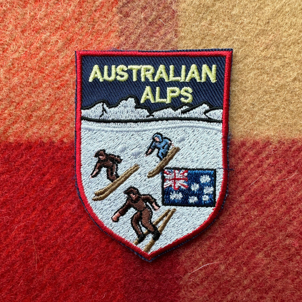 DESTINATION X UNKNOWN Vintage Ski Patch - AUSTRALIAN ALPS