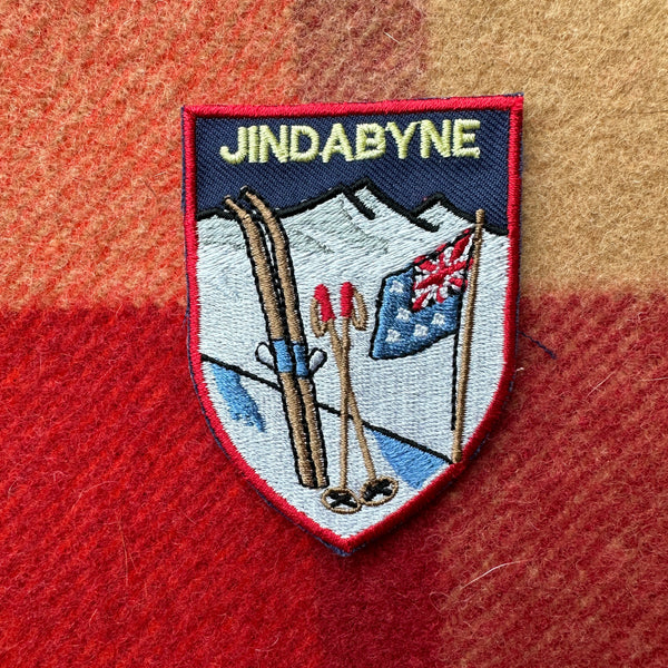 DESTINATION X UNKNOWN Vintage Ski Patch - JINDABYNE
