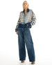 THE TALES  - Mixed Flannel & Denim Shirt