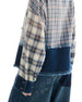 THE TALES  - Mixed Flannel & Denim Shirt