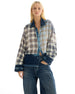 THE TALES  - Mixed Flannel & Denim Shirt