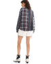 THE TALES  - CUT-OFF PATCHWORK Check Shirt