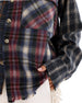 THE TALES  - CUT-OFF PATCHWORK Check Shirt