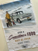 CURIOSITY CHOCOLATES - FAMILY SKI HOLIDAY Linen Tea Towel
