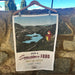 CURIOSITY CHOCOLATES - BLUE LAKE Linen Tea Towel