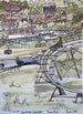 " ALPINE COASTER " Art Print by Belinda Allen