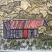 " HORSE CAMP HUT " Art Print by Belinda Allen