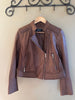 DKNY - Brown Leather Jacket - Medium