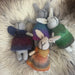 HANDMADE Knitted Bunnies - GIRLS - Brights