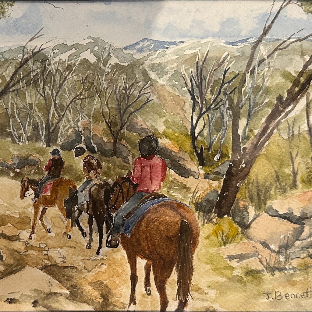 RIDING ALONG THE SNOWY RIVER by Judy Bennett