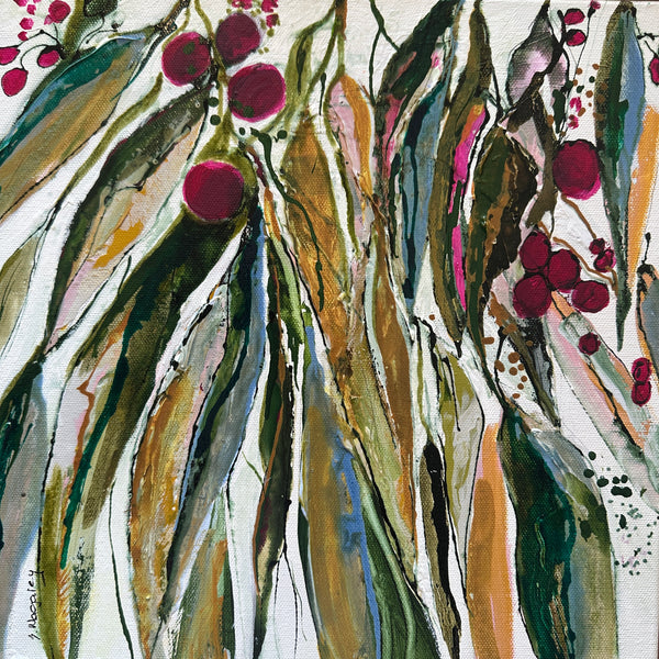 SNOW GUM LEAVES  by SUE MAGAREY