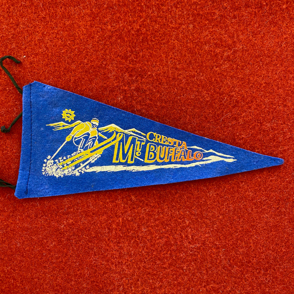 VINTAGE PENNANT - Cresta, Mt. Buffalo