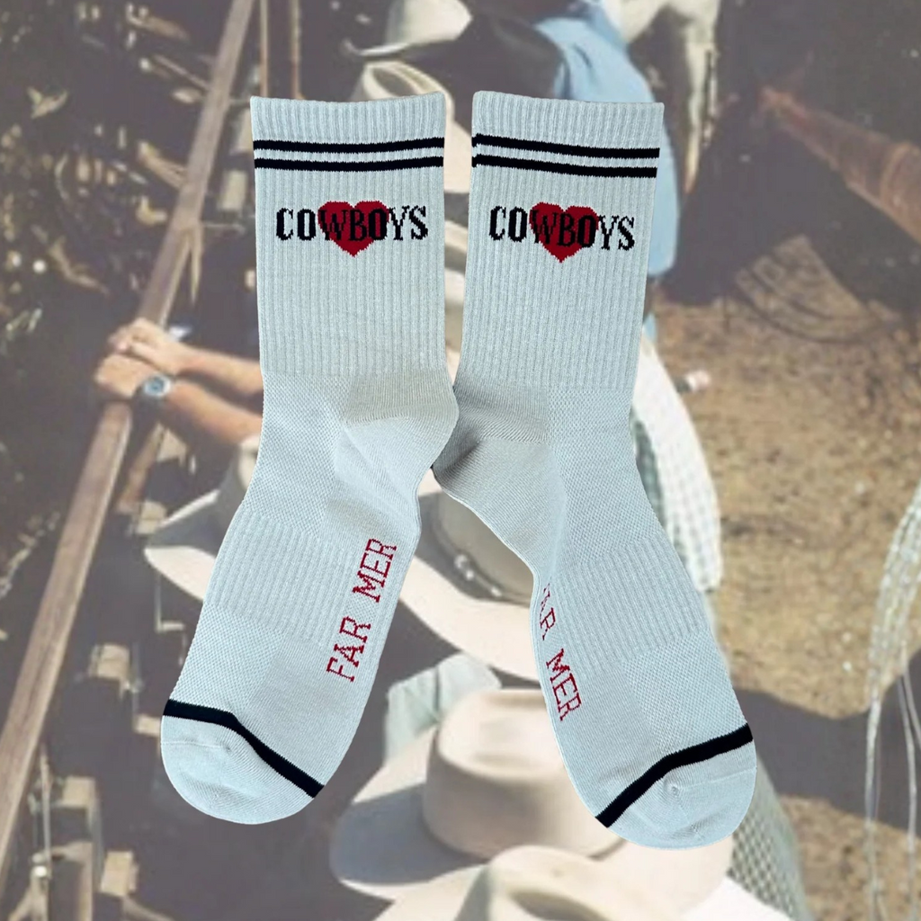 WHITNEY SPICER - LOVE COWBOYS BOOT SOCKS