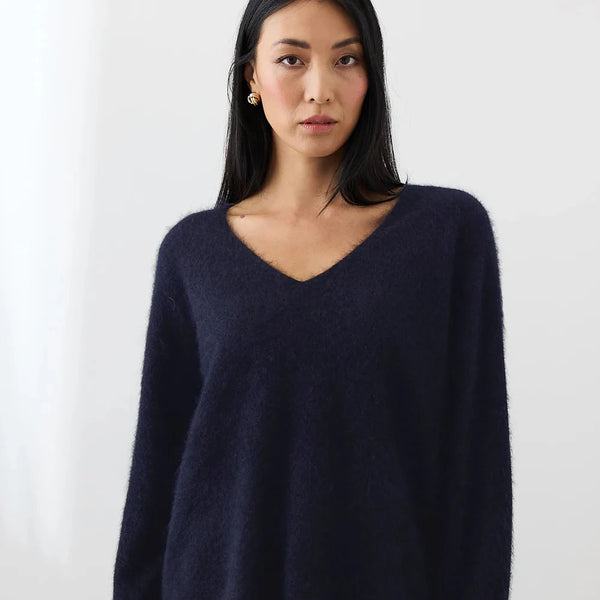 MIA FRATINO - LENNY VEE - Cashmere/Wool  -  Midnight