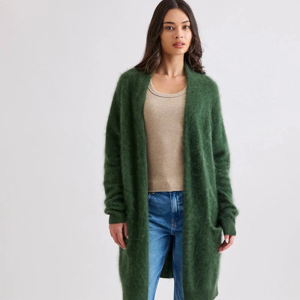 MIA FRATINO - PETRA CARDI  - Cashmere/Wool  -  Forest