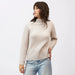 MIA FRATINO - MAXI FUNNEL - Winter White / Alabaster