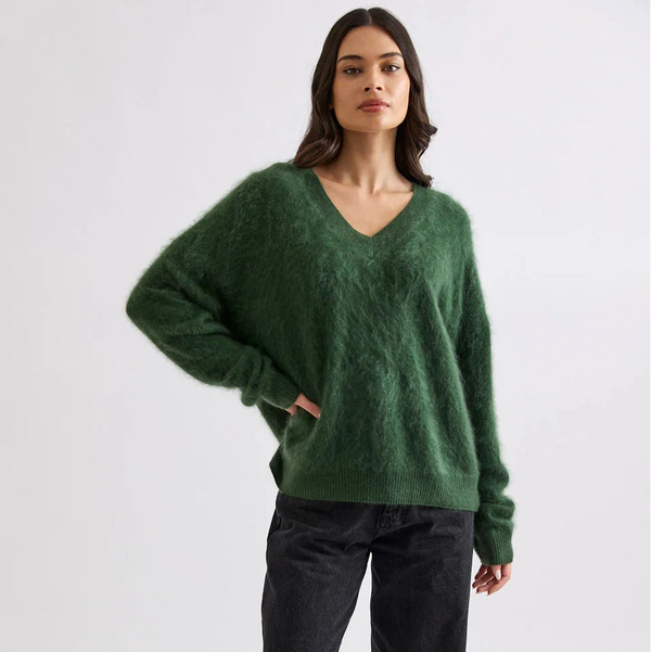 MIA FRATINO - LENNY VEE - Cashmere/Wool  -  Forest