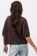 MIA FRATINO - ERKIA TEE - Cashmere/Wool  -  Dark Chocolate