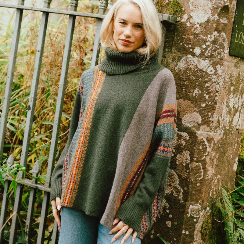 ERIBE - Montrose Cowl Neck Sweater - BRACKEN