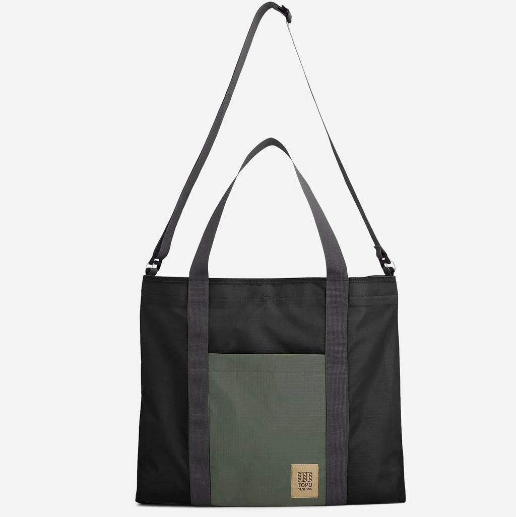 TOPO DESIGNS - Mountain Essentials Tote - BLACK/NEUTRAL