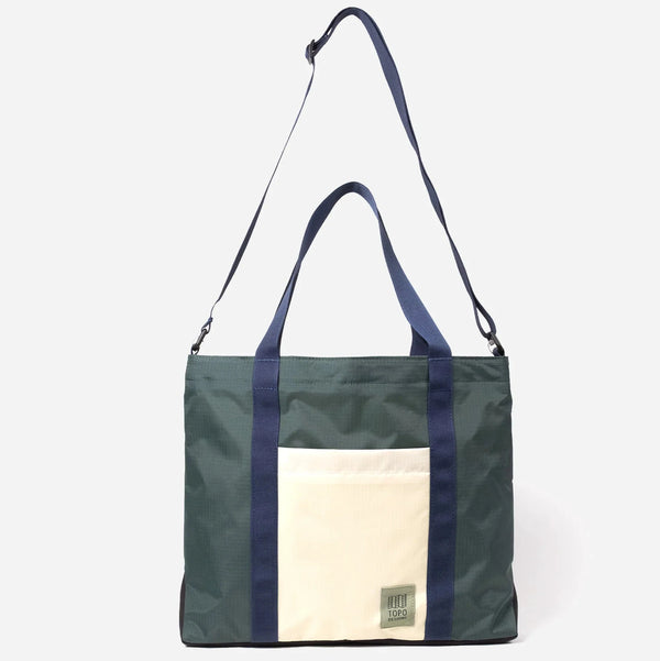 TOPO DESIGNS - Mountain Essentials Tote - FOREST/BONE WHITE