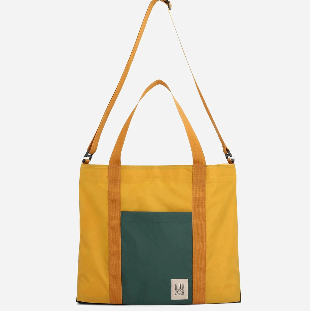 TOPO DESIGNS - Mountain Essentials Tote - MUSTARD /FOREST