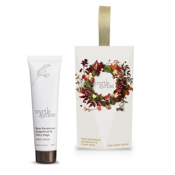 MYRTLE & MOSS - ROSE ORNAMENT - ROSE GERANIUM GRAPEFRUIT & CLARY SAGE (Copy)